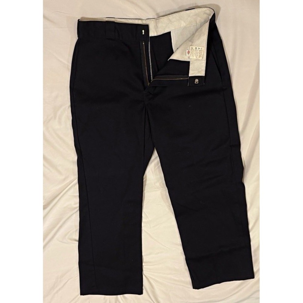 Dickies 874 Black Workwear Pants 31W Straight Regular Fit Flat Front 874BK